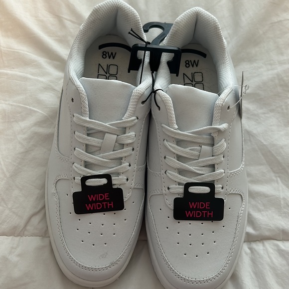 NOBO - white sneakers (wide width size 8). New with tags. - Picture 3 of 5